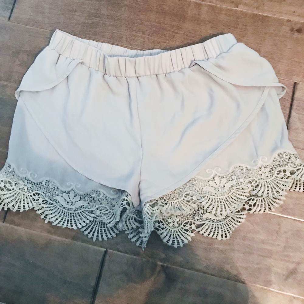 Lace shorts